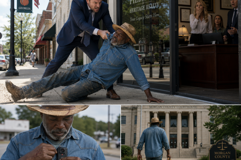 REAL ESTATE AGENT DRAGGED A BLACK FARMER OUTSIDE — WHAT THE FARMER DID NEXT EXPOSED A LAND-GRAB SCHEME THAT SHOOK GEORGIA