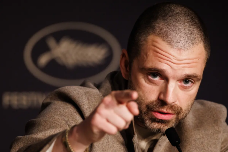 SEBASTIAN STAN DID NOT WALK INTO CANNES LOOKING FOR A LIGHT LITTLE MOVIE QUESTION—HE WALKED INTO A PRESS ROOM THAT TURNED SILENT AFTER ONE POLITICAL SENTENCE.