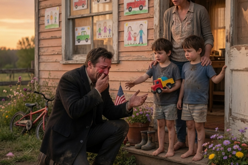 THE MILLIONAIRE LEFT THE DOCTOR’S OFFICE BELIEVING HE COULD NEVER HAVE CHILDREN…