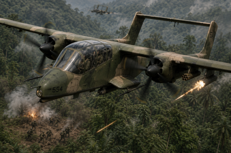 THE OV-10 BRONCO WAS TOO SLOW TO IMPRESS FIGHTER PILOTS — UNTIL MEN ON THE GROUND STARTED BEGGING FOR IT BY NAME