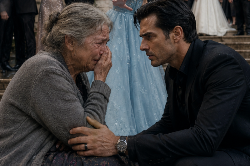 THEY THREW THE POOR MOTHER OUT OF THE WEDDING—THEN THE BRIDE STOPPED EVERYTHING AND THE MAFIA BOSS BROKE DOWN
