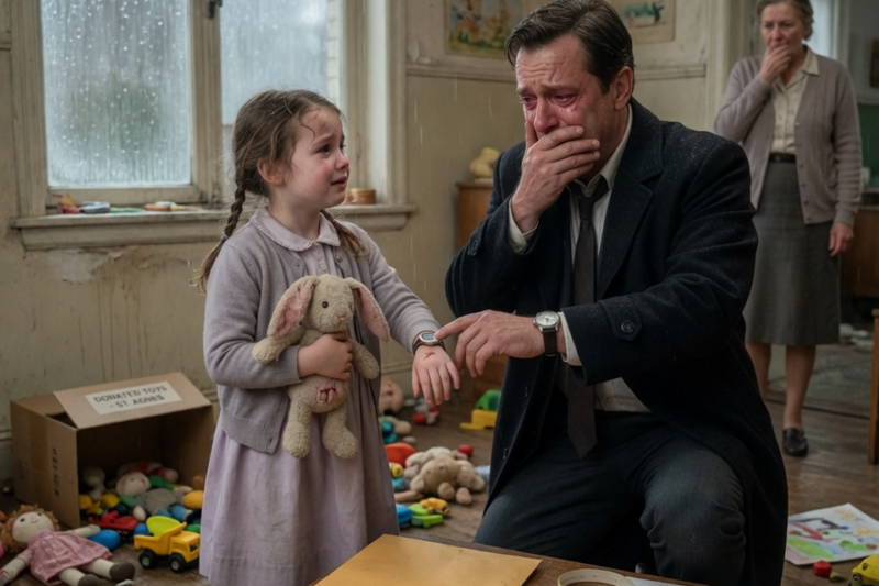 THE MILLIONAIRE WALKED INTO AN OLD ORPHANAGE WITH BOXES OF TOYS—AND FROZE WHEN A LITTLE GIRL BY THE WINDOW LOOKED EXACTLY LIKE HIS MISSING DAUGHTER.