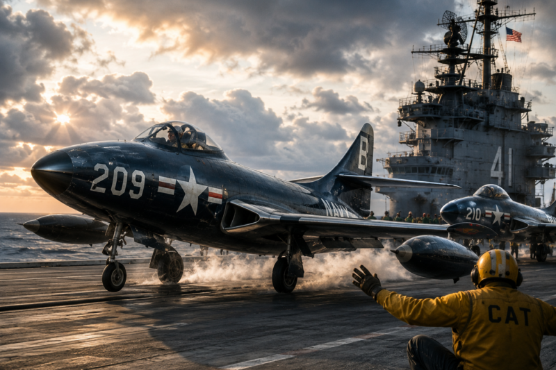 FORGED IN JET BLAST — HOW THE F9F PANTHER PROVED THE AIRCRAFT CARRIER STILL RULED THE SEA