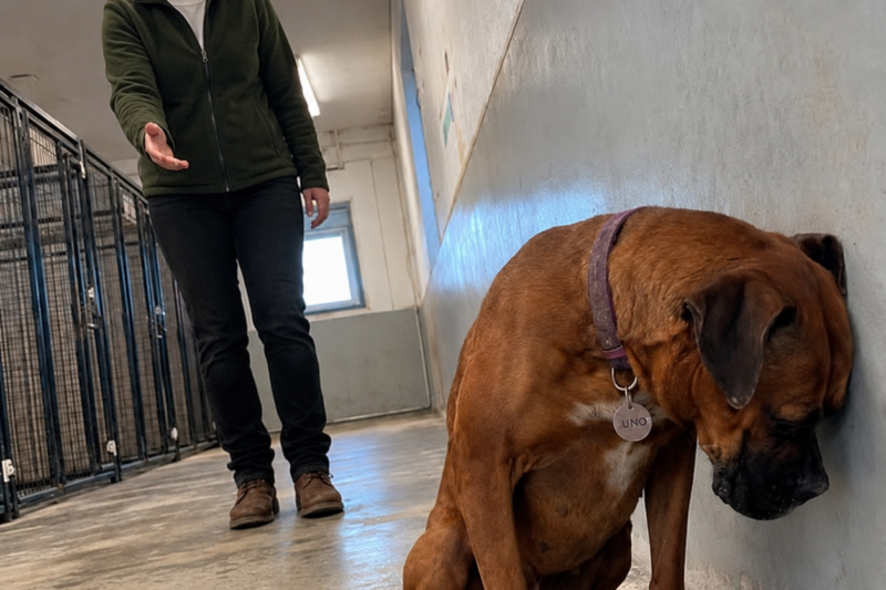 SHE LOST ALL SIX OF HER NEWBORN PUPPIES IN A CRASH.  THEN SHE TURNED HER FACE TO THE WALL AND REFUSED TO EAT FOR FIVE DAYS.  BUT ON THE SIXTH NIGHT, ONE TINY SOUND MADE THAT BROKEN MOTHER LIFT HER HEAD.