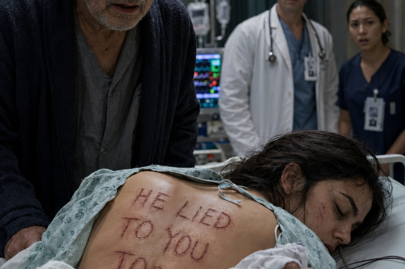 I’M A RETIRED SURGEON. WHEN I SAW WHAT THEY CARVED INTO MY DAUGHTER’S BACK, I KNEW HER HUSBAND HAD BEEN LYING FOR YEARS