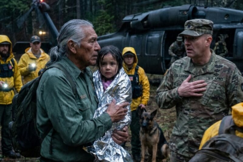 Cold rain cut sideways through Cascade National Forest, turning the gravel dark and the fallen leaves into slick brown paste. Red and blue lights flashed against the trunks. Radios crackled. A mother sobbed near an ambulance with a pink mitten clutched in both hands.  Her five-year-old daughter was missing.