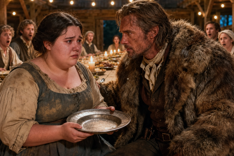 They Shunned the Obese Girl at the Feast — Until the Mountain Man Sat Beside He