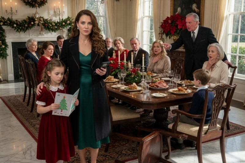 PART 2: My father shoved my ten-year-old daughter onto the marble floor at Christmas dinner and told her that seat was for his “real grandkid.”