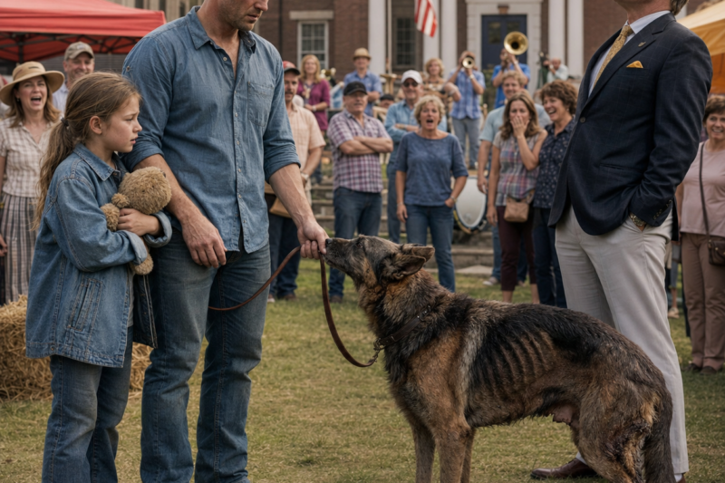 They Gave the Poor Veteran a Dying K9 to Humiliate Him—But the Dog’s Secret Made the Whole Town Regret Laughing