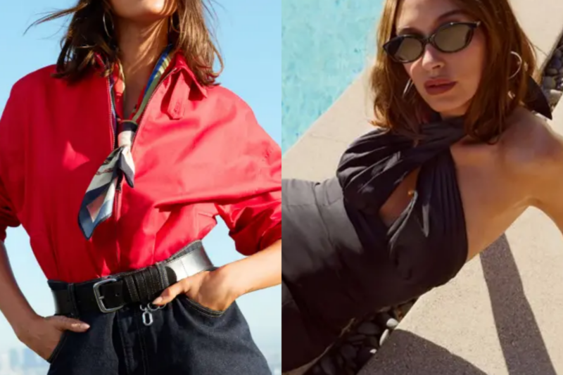 HAILEY BIEBER DIDN’T NEED A RED CARPET TO MAKE PEOPLE STOP SCROLLING—ONE SUNLIT PHOTO WAS ENOUGH TO TURN HER WHOLE LOOK INTO A MYSTERY.