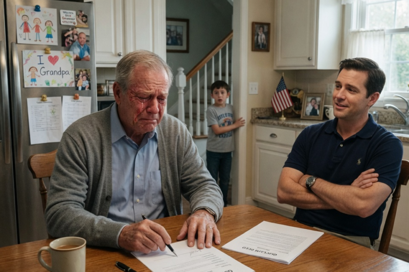 MY DAUGHTER’S HUSBAND SLID A QUITCLAIM DEED ACROSS MY KITCHEN TABLE AND SAID, “SIGN THIS OR YOU’LL NEVER SEE YOUR GRANDKIDS AGAIN.”