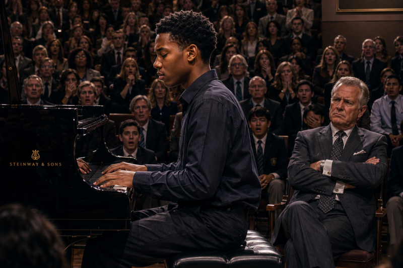 ENTIRE SCHOOL LAUGHED WHEN A BLACK BOY SAT AT THE PIANO — THEN FOUR MINUTES FROM HIS FINGERS LEFT EVERYONE SPEECHLESS