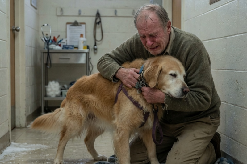 A Stolen Golden Retriever Recognizes His Owner After Twelve Heartbreaking Years Apart