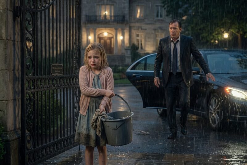 LITTLE GIRL SOBBED, “MY ARMS HURT…”—AND THE TRUTH AT THE MILLIONAIRE’S GATE LEFT HIM IN TEARS