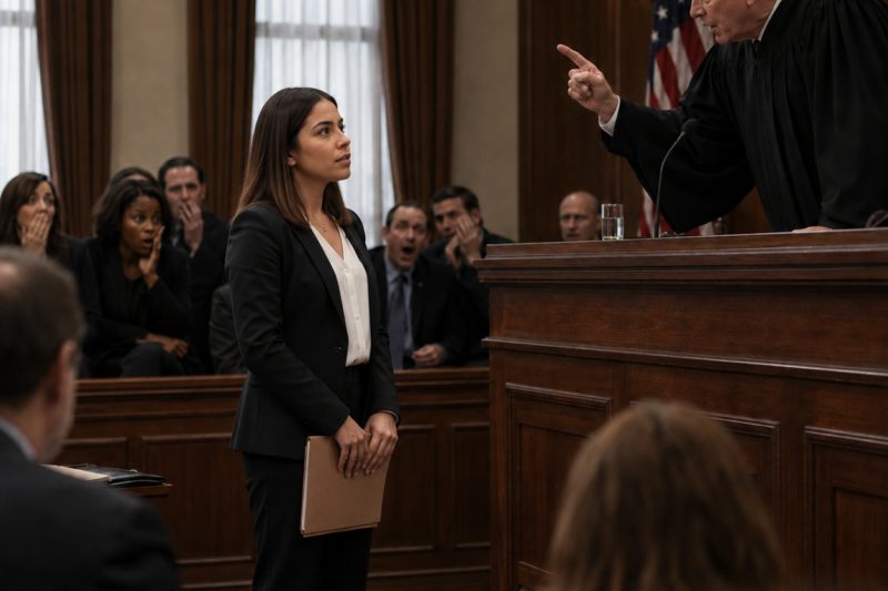 If You Win This Case, I’ll Resign as Judge,” the Judge Dared the Black Intern Lawyer — Then He Realized He Had Challenged the Wrong Woman