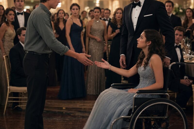 THE BOY FROM NOWHERE ASKED TO DANCE WITH THE GIRL IN THE WHEELCHAIR — AND WHAT HAPPENED UNDER THE CHANDELIERS MADE HER FATHER QUESTION EVERYTHING HE HAD BURIED