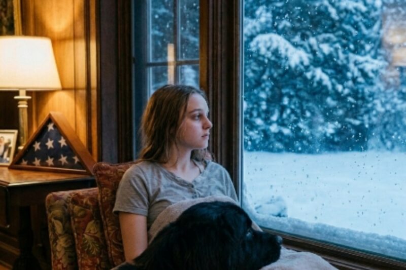 I stood in the upstairs hallway with my hand hovering over Sophie’s bedroom door, trying to steady my breathing. The house was enormous, all polished wood, old photographs, and soft golden lamps glowing against the Vermont dark. Downstairs, a fire burned low in the study. Somewhere in the kitchen, Maggie had left a mug of tea cooling on the counter. But up here, everything felt different. Too still. Too fragile.