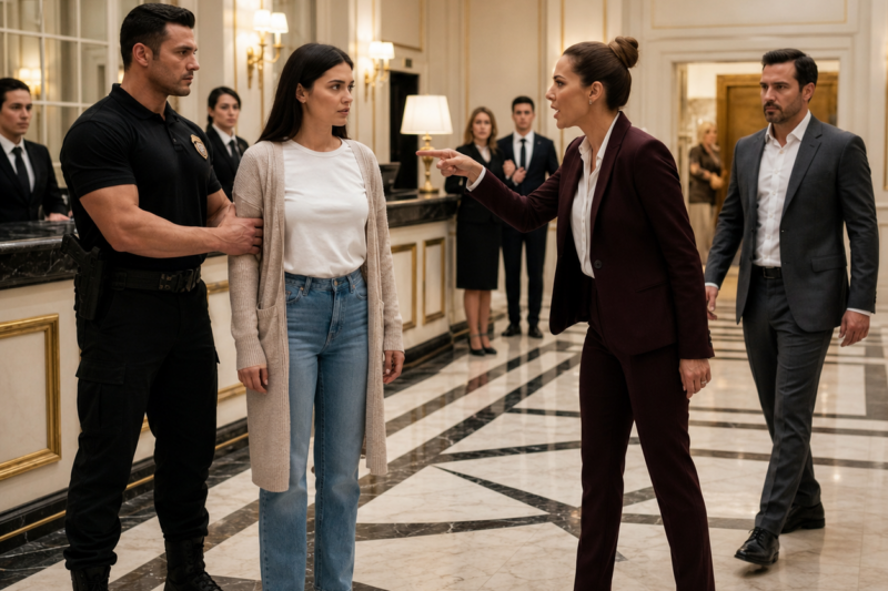 THEY KICKED MY BELONGINGS ACROSS THE LOBBY AND CALLED ME TRASH—THEN MY HUSBAND STEPPED OUT OF THE EXECUTIVE ELEVATOR.