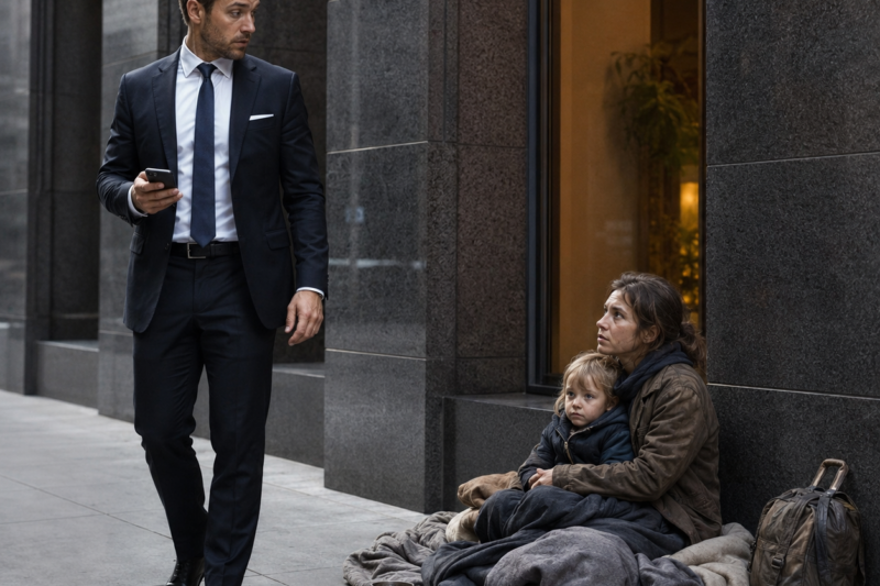 91 days she watched that glass door. Not for money. Not for help. Not for pity. For the man who erased himself the night she told him she was pregnant.