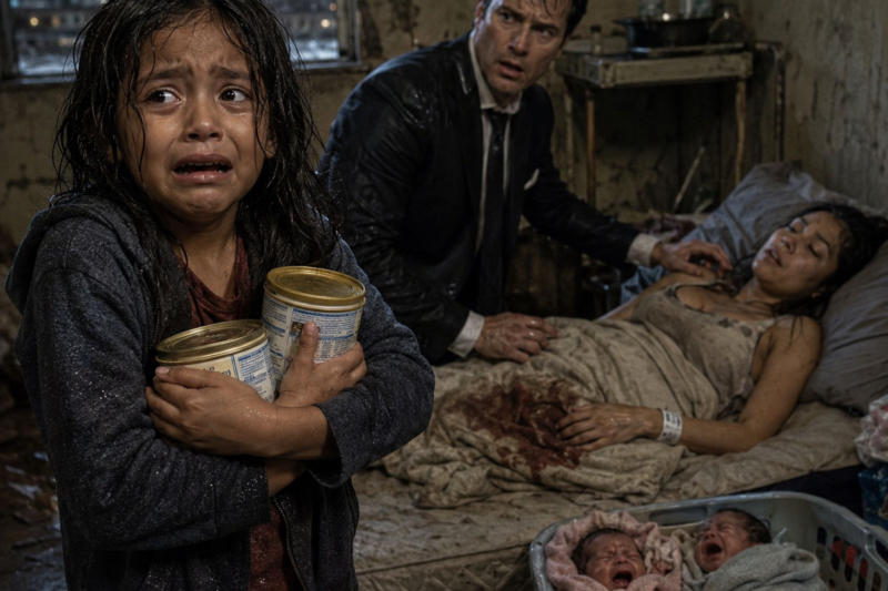 They Called an 8-Year-Old Girl a “Thief” for Taking Two Cans of Baby Formula… But the Millionaire Who Followed Her Found the Disgusting Secret His Own Family Had Buried