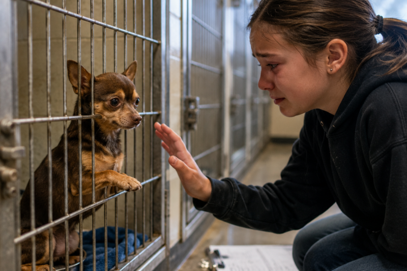 THEY LEFT A TINY DOG OUTSIDE THE SHELTER IN THE RAIN WITH ONLY A SOAKED NOTE, AND EVERYONE THOUGHT HE WAS JUST ANOTHER ABANDONED PET — BUT THEY DIDN’T KNOW HE WAS STILL WAITING FOR THE FAMILY WHO BROKE HIS HEART.