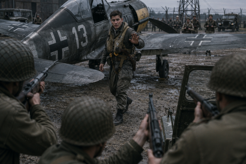 THE AMERICAN POW STOLE A GERMAN FIGHTER TO ESCAPE — THEN HIS OWN SIDE ALMOST OPENED FIRE