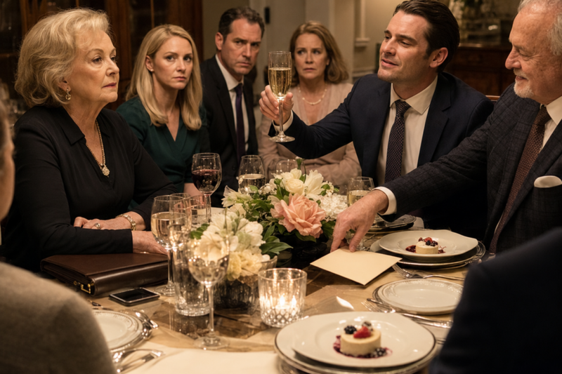 MY SON-IN-LAW RAISED A GLASS TO MY “SIMPLE LITTLE LIFE,” NOT KNOWING I OWNED THE COMPANY THAT MADE HIM CEO.