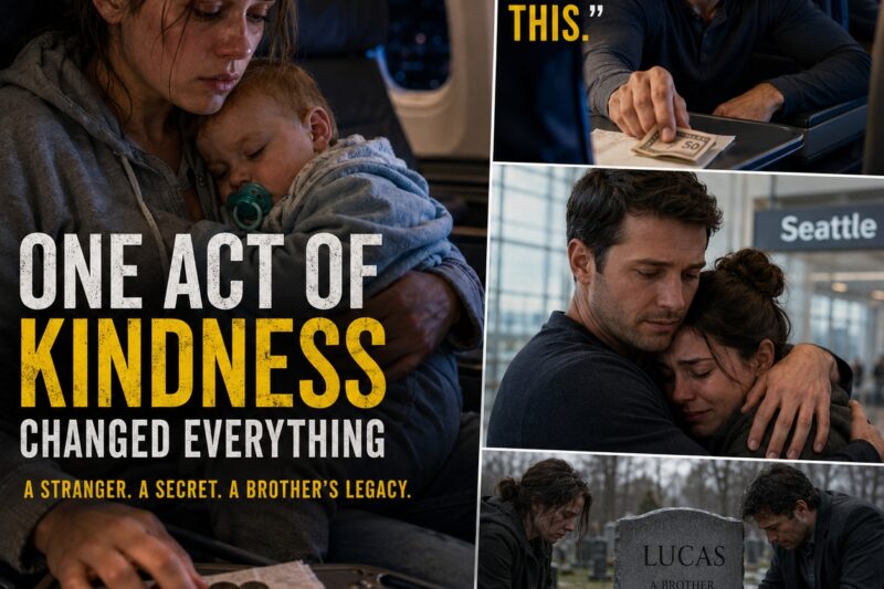 She counted $11.72 in coins on a dark overnight flight, holding her feverish baby and trying not to panic because she was flying to bury her brother with no money left for formula.