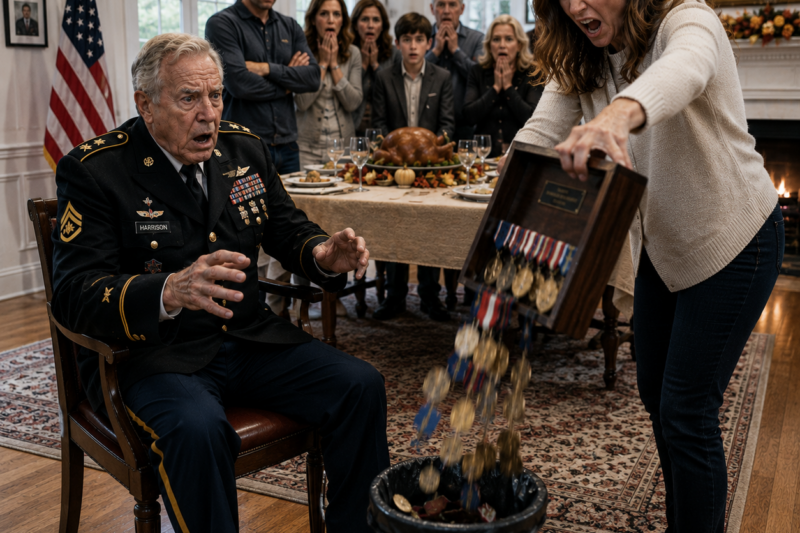 MY DAUGHTER-IN-LAW THREW MY ARMY MEDALS INTO THE TRASH ON THANKSGIVING MORNING AND SAID, “NOBODY WANTS THIS OLD JUNK ON THE TABLE.”
