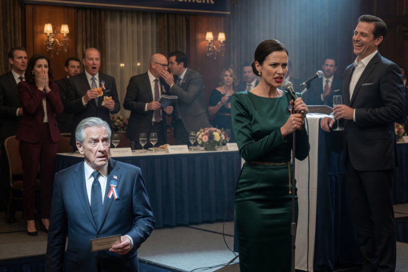 MY DAUGHTER SNATCHED THE MICROPHONE AT MY RETIREMENT PARTY AND TOLD TWO HUNDRED LAWYERS I WAS LOSING MY MIND.