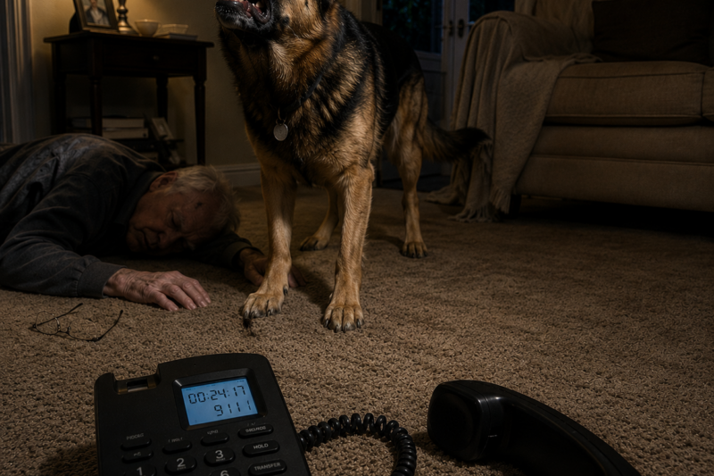 FOR TWO HOURS, ALL I HEARD ON THE 911 LINE WAS A DOG BARKING — AND I PRAYED SOMEONE WAS STILL ALIVE ON THE OTHER END