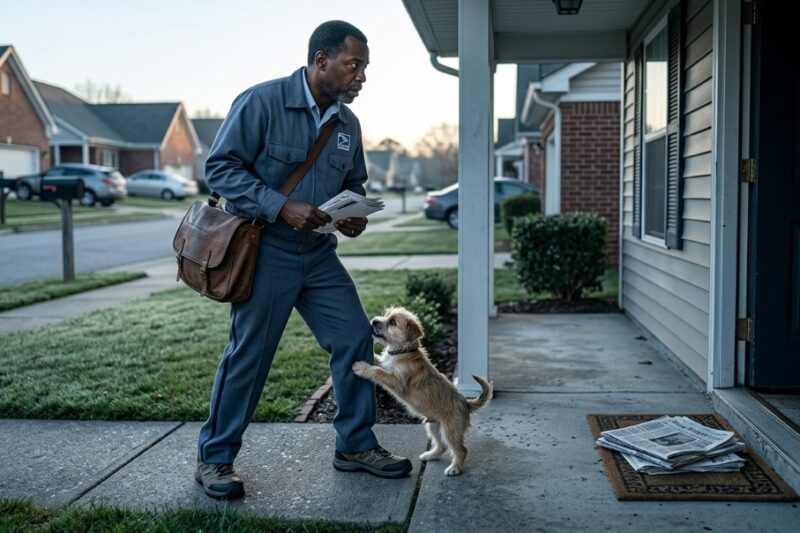 Mailman Henry Walker almost kept walking, because rules were rules and people’s homes were not his to enter.