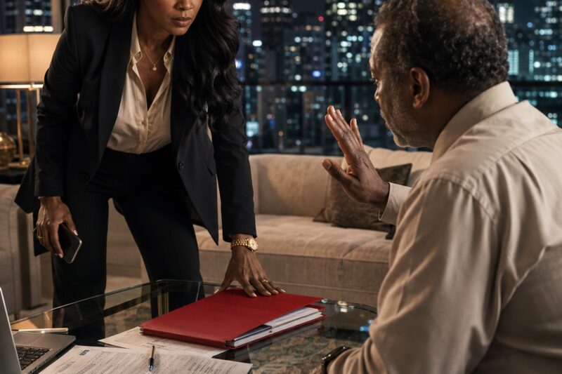 I looked my father straight in the eye and told him he had five minutes to explain why my signature was sitting on a business loan application for his wife.