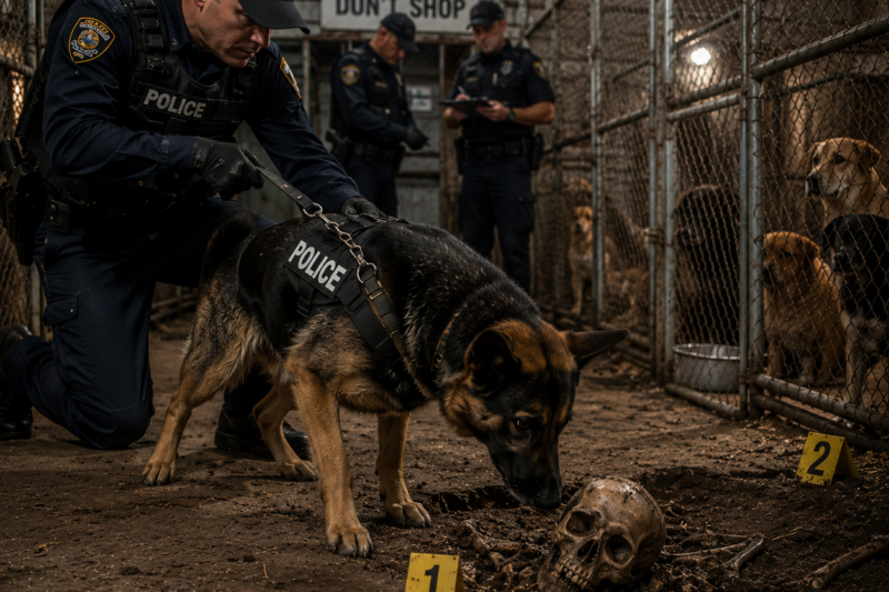 The Police Dog Dug Up a Skull Beneath the Dog Kennel—And Exposed the Secret Everyone Had Buried