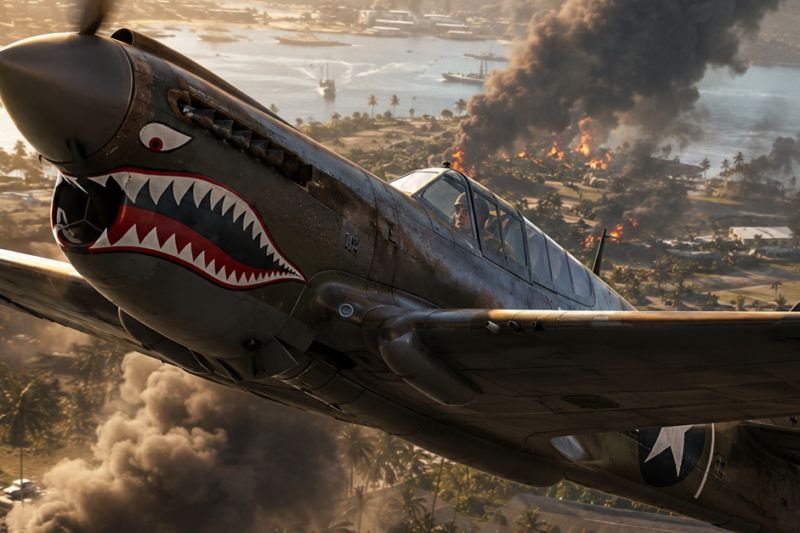 353 JAPANESE PLANES CAME FOR PEARL HARBOR—BUT ONE SLEEPLESS P-40 PILOT IN TUXEDO PANTS FOUGHT BACK AND WAS DENIED HIS MEDAL OF HONOR