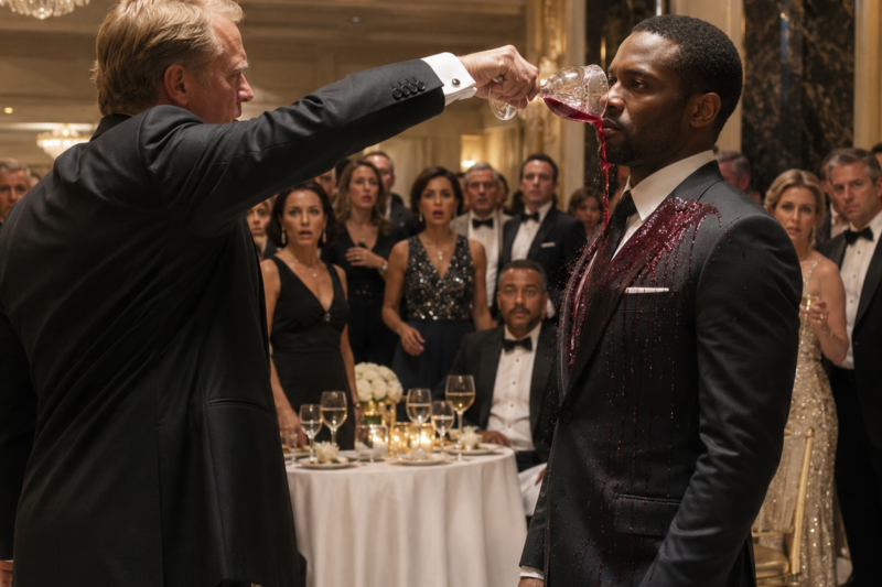THEY POURED WINE ON A BLACK MAN THEY THOUGHT WAS A VENDOR—THEN LEARNED HE OWNED THEIR $800 MILLION PARTNER COMPANY