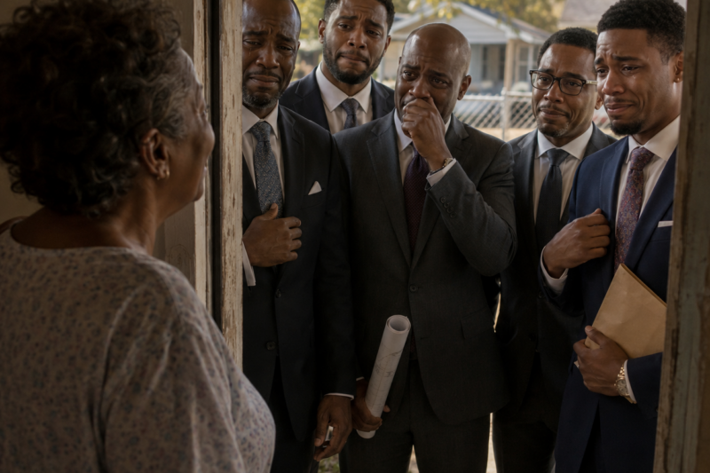 BLACK WOMAN RAISED FIVE “UNWANTED” BOYS WITH ONLY $11 LEFT — 20 YEARS LATER, THEY RETURNED TO HER DOOR WITH A SECRET THAT BROKE HER