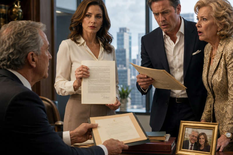 MY HUSBAND READ MY FATHER’S INHERITANCE PAPERS WITHOUT ASKING.  THEN HE SAID HE WOULD SPLIT THE $3 MILLION WITH HIS MOTHER.  BUT HE FORGOT THE HOUSE, THE MONEY, AND THE LAW WERE NOT ON HIS SIDE.