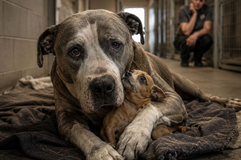 “I THOUGHT I WAS ADOPTING ONE DOG… UNTIL SHE SCREAMED”
