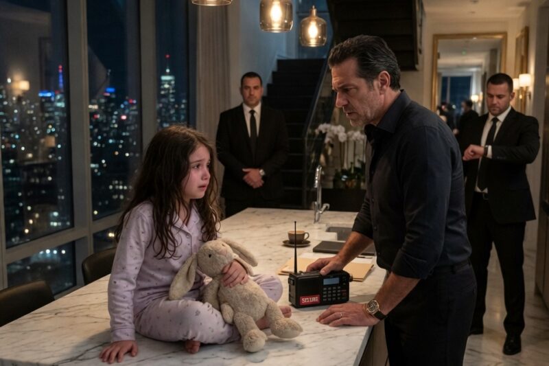 Dominic Lombardi came home smelling like rain, gin, and another man’s blood, but it was his daughter’s whisper that nearly brought him to his knees.