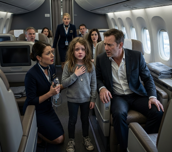 The Little Girl Saved a Billionaire at 30,000 Feet. Then Her Necklace Revealed the Secret Her Mother Took to the Grave