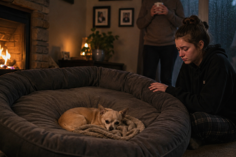 ROSIE WAS TOO SMALL TO SAVE HIM.  BUT SHE REFUSED TO LET HIM GO.  AND WHEN THE ROOM WENT SILENT, SHE STAYED WHERE HIS HEART HAD BEEN.
