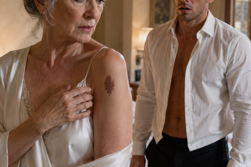 EVERYONE CALLED ME CRAZY FOR MARRYING A 60-YEAR-OLD WOMAN,” BUT ON OUR WEDDING NIGHT I SAW A MARK ON HER SHOULDER, I HEARD HER SAY “I HAVE TO TELL YOU THE TRUTH,” AND I REALIZED THAT MY WHOLE LIFE HAD BEEN A LIE