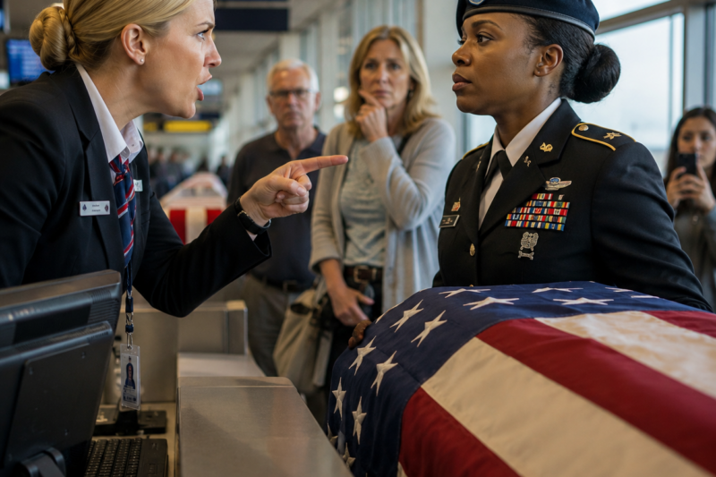 She Was Escorting a Fallen Soldier—The Airline Tried to Stop Her. Big Mistake.