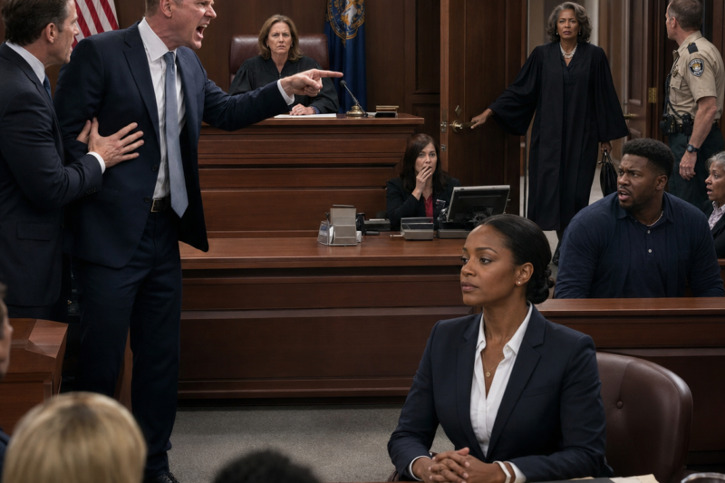 HE CALLED HIS BLACK WIFE “WORTHLESS TRASH” IN COURT — THEN THE DOORS OPENED, AND HER MOTHER WALKED IN AS A FEDERAL JUDGE WHO COULD DESTROY HIM WITHOUT SAYING A WORD