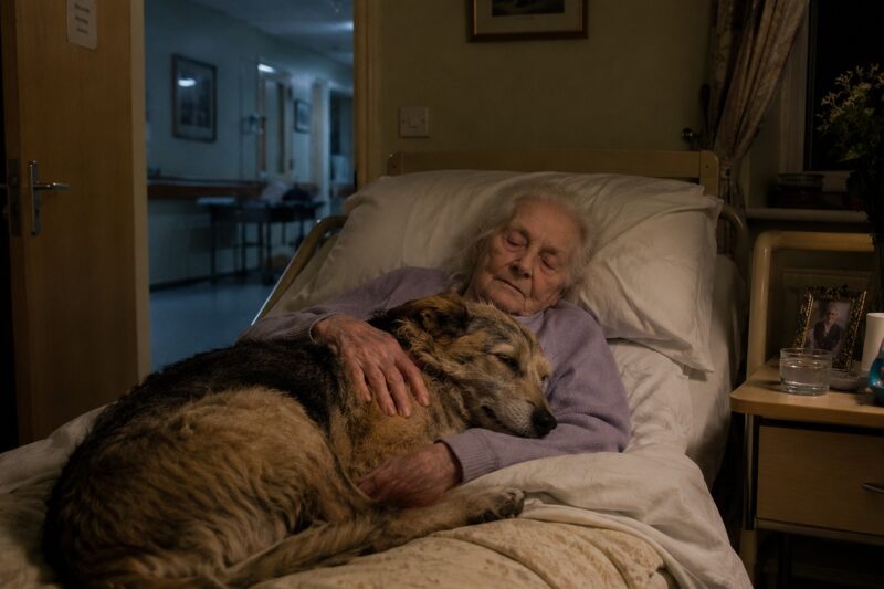 THE STRAY DOG SNUCK INTO A NURSING HOME EVERY NIGHT FOR SIX YEARS — AND THE NURSES NEVER STOPPED HIM