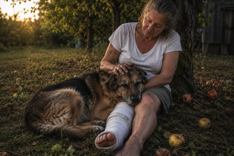 AND AT SEVENTY-FIVE YEARS OLD, LYING ALONE UNDER MY APPLE TREES WITH A BROKEN ANKLE, I LEARNED THEY HAD NEVER KNOWN HIM AT ALL.