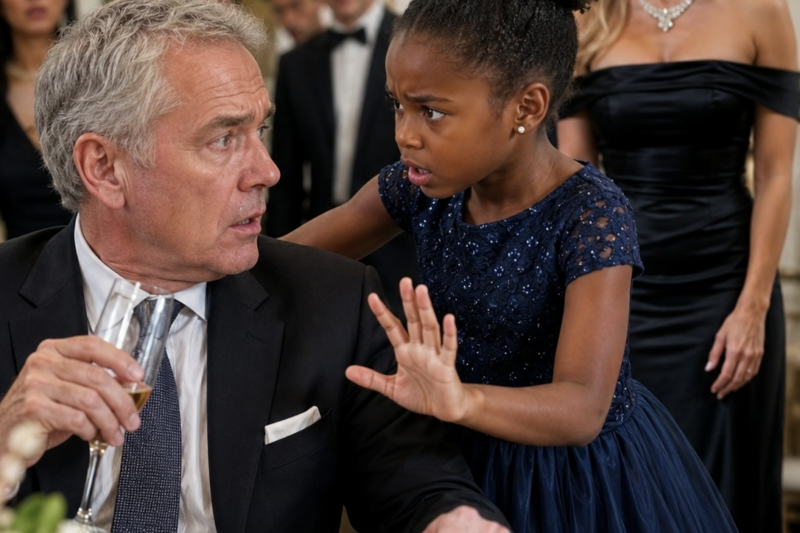 “DON’T EAT THAT, SIR…” THE BLACK GIRL WHISPERED — SECONDS LATER, THE BILLIONAIRE DISCOVERED HIS FIANCÉE’S HORRIFYING SECRET