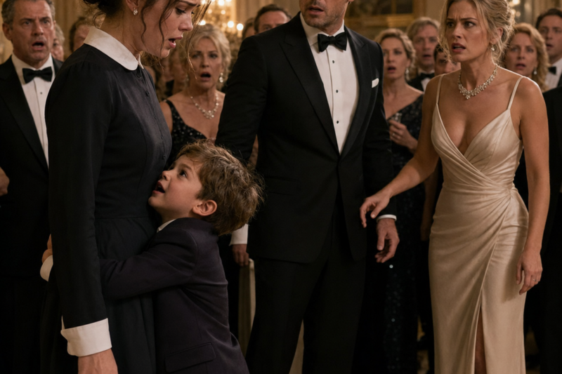 THE LITTLE BOY HAD NOT SPOKEN IN YEARS. BUT IN THE MIDDLE OF HIS FATHER’S ENGAGEMENT PARTY, HE RAN TO THE NANNY AND CALLED HER “MAMMA.” AND THE WORD HE WHISPERED NEXT MADE HIS FATHER QUESTION EVERYTHING.