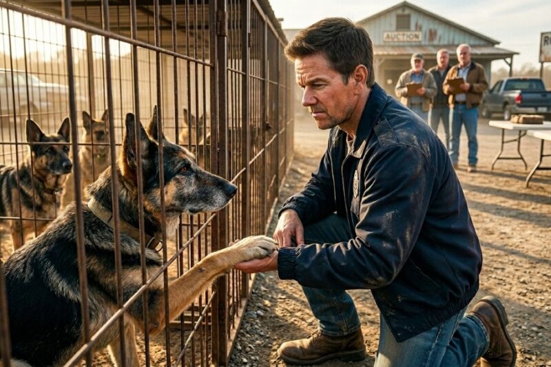Then one dog pressed his muzzle through the metal, touched Cole’s hand with a trembling paw, and Cole realized this was not an auction—it was a burial for heroes who were still alive.